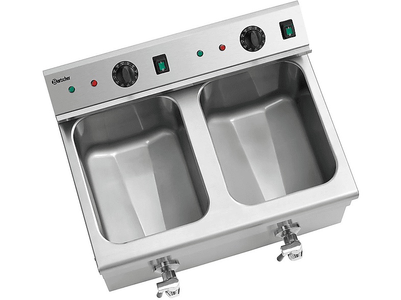 BARTSCHER 165119 2x8L Plus Induktions-Fritteuse