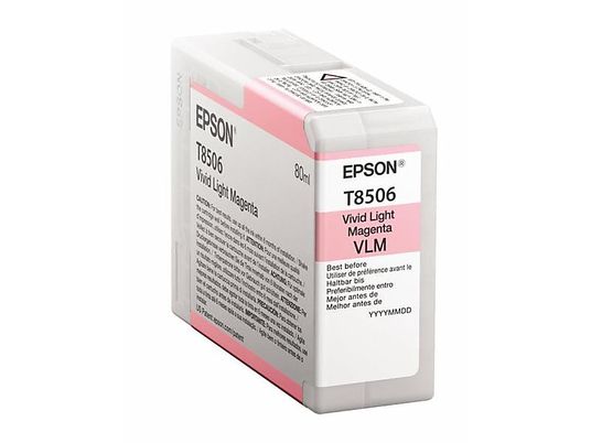 EPSON C13T850600 T8506 LIGHT - Tintenpatrone (Lebendiges helles Magenta)