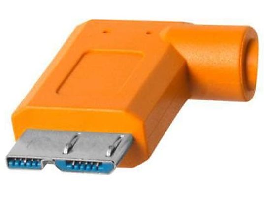 TETHER TOOLS CABLE USB-C/MIC-B 1X90 M/M 4.6M ORANGE - Verbindungskabel (Rot)