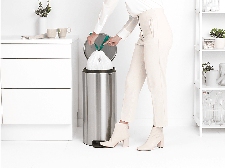 Brabantia 111822 Newicon, Mülleimer, 30l, Matt Steel — Foto 3 von 5