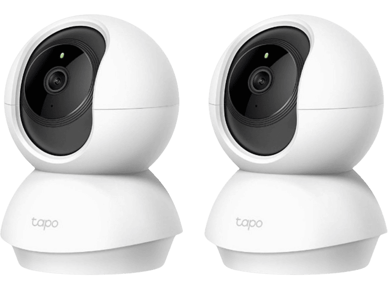 TP-Link Tapo C200P2 Pan/Tilt Home Security Wi-Fi Camera (2-Pack)