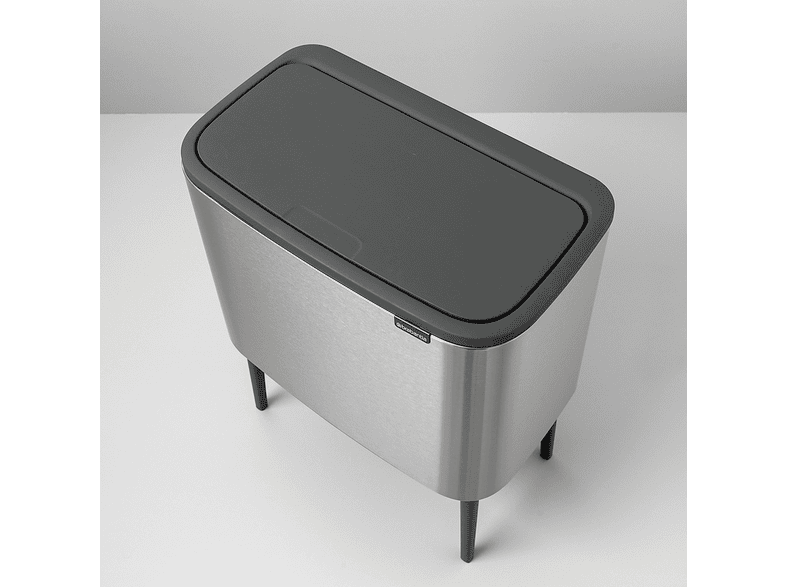 Brabantia 316227 BO touch bin, Mülleimer, 11+23l, Matt Steel Fingerprint Proof — Foto 4 von 5