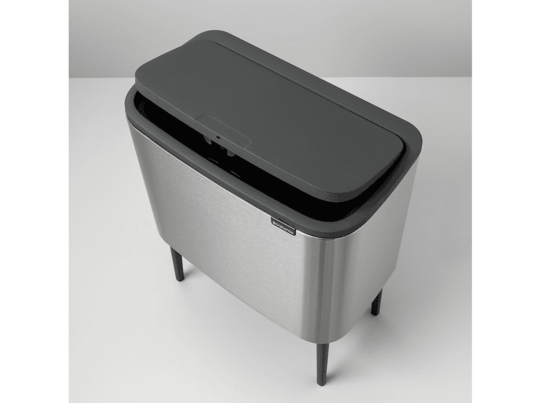 Brabantia 316227 BO touch bin, Mülleimer, 11+23l, Matt Steel Fingerprint Proof — Foto 5 von 5