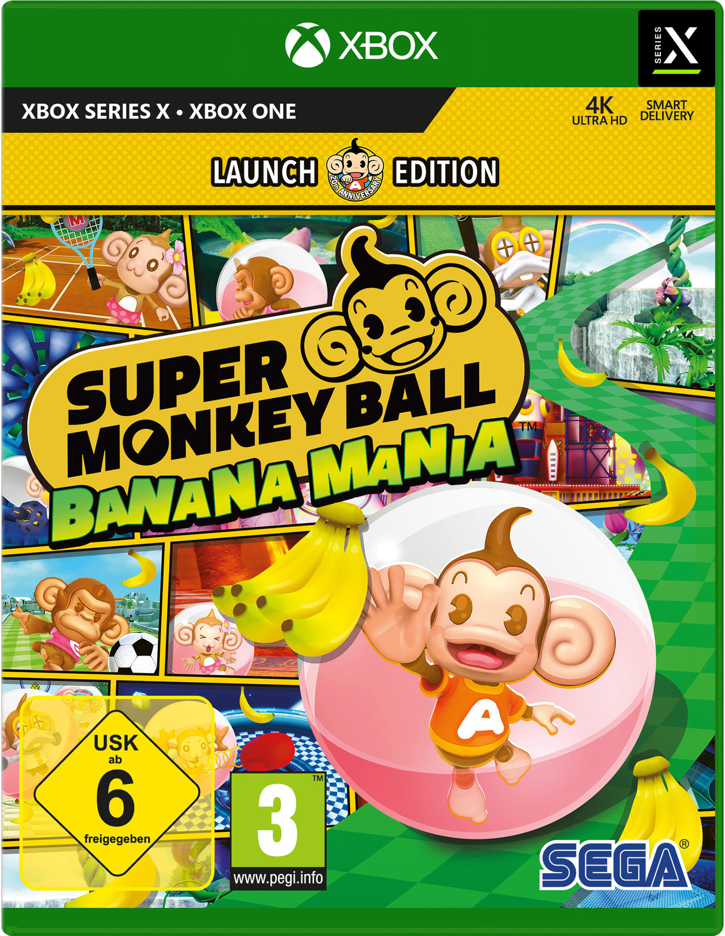 Super Monkey Ball: Banana Mania - Édition de lancement - Xbox One & Xbox Series X - allemand