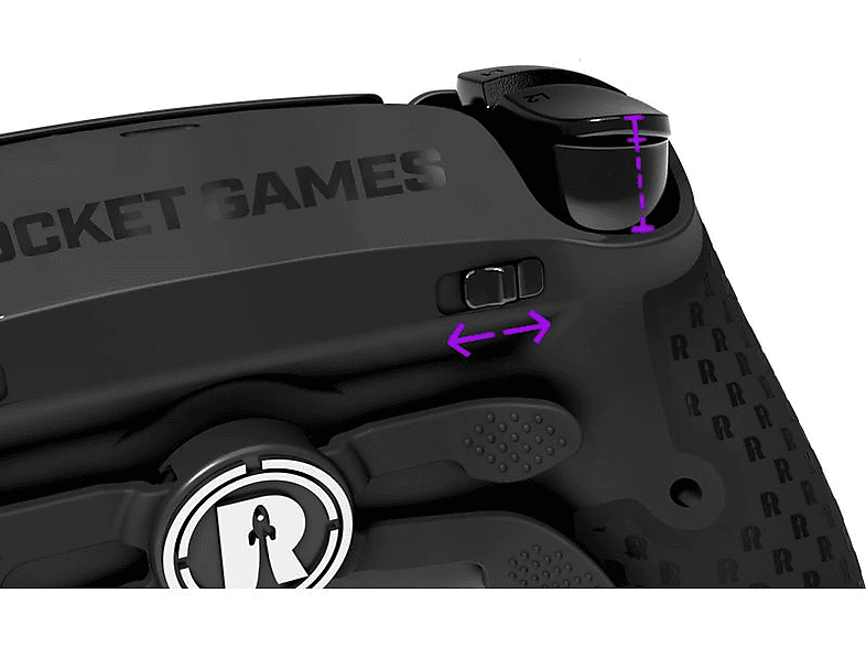 ROCKET GAMES Rocket Force X Damaskus Purple Hall Effect - Controller (Violett)