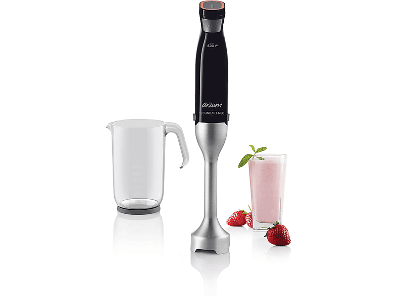 ARZUM AR1114-S Technoart Maxi Neo El Blender Seti Si̇yah_3