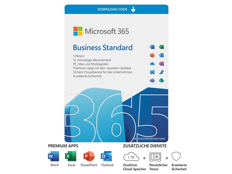 Microsoft 365 Business Standard - PC/MAC - 