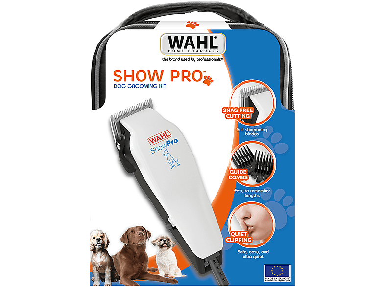 WAHL Showpro Kablolu Pet Tüy Kesme Makinesi Si̇yah Beyaz_2