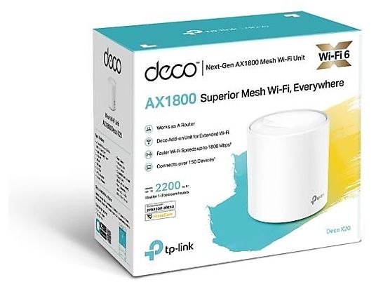 TP-LINK DECO X20 - Mesh-Router (Weiss)
