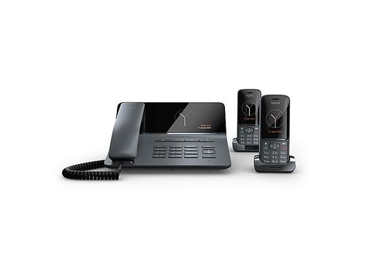 GIGASET PRO FUSION BUNDLE - Téléphone sans fil / Répondeur téléphonique VoIP (Noir)