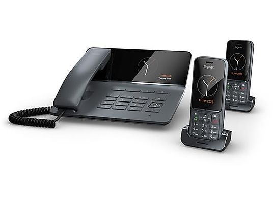 GIGASET PRO FUSION BUNDLE - Schnurloses Telefon / VoIP-Telefon Anrufbeantworter (Schwarz)
