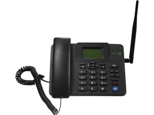 DORO 4100H 4G/LTE - Telefono fisso (Black)