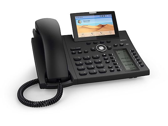 SNOM D385 - Téléphone de conférence (Noir)