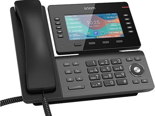 SNOM D865 - Téléphone filaire (Noir)