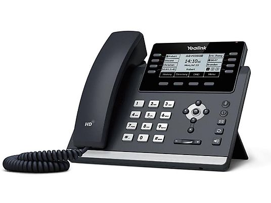 YEALINK SIP-T43U - VoIP-Telefon schnurgebunden (Grau)
