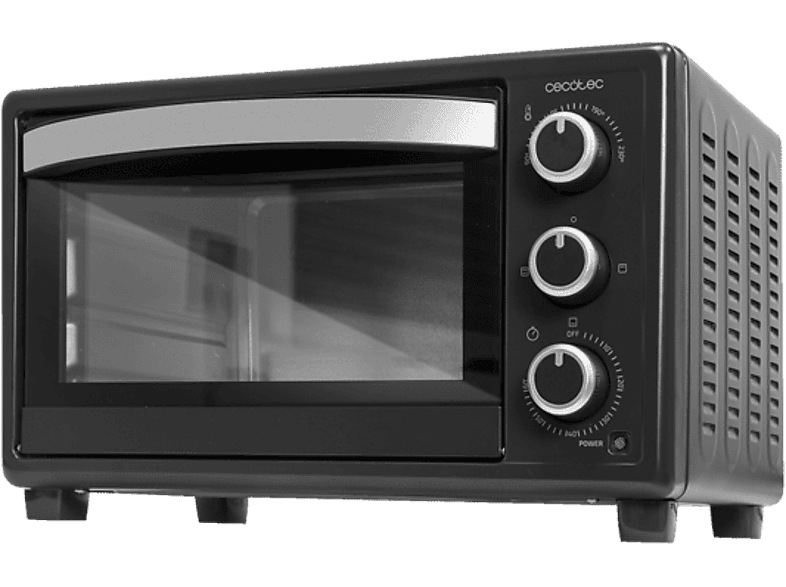 REACONDICIONADO Seminuevo Muy bueno Minihorno eléctrico - Cecotec Bake&Toast 2300 Black, 1500 W, 23 l, 230°C, 3 modos, Temporizador, Black