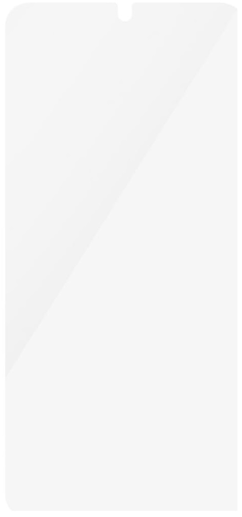 Przezroczysta ochrona ekranu. Przezroczysta, prostokątna, lekko skośny kąt.