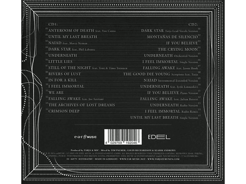 Thumbnail - Tarja Turunen - What Lies Beneath (2CD Deluxe Digipak) (CD)