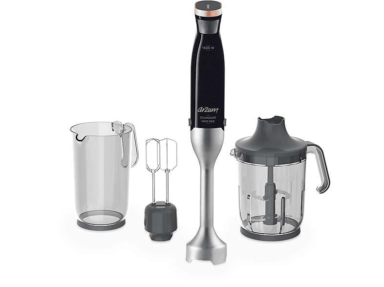 ARZUM AR1115-S Technoart Maxi Plus Neo El Blender Seti Siyah_1