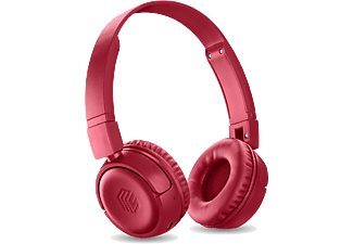 CELLULARLINE Music Sound Vibe Bluetooth Kulak Üstü Kulaklık Kırık Kırmızı