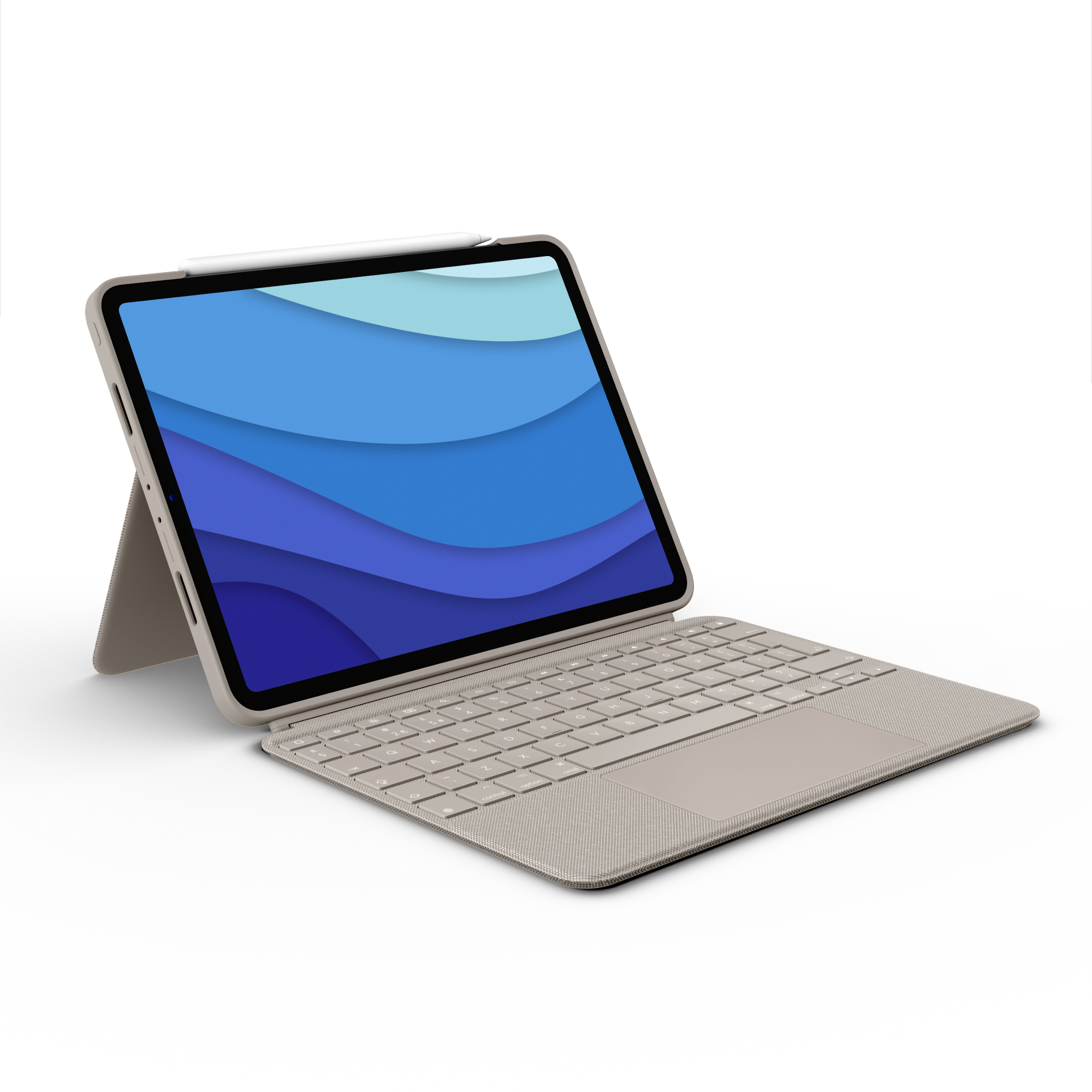 Logitech Combo Touch Ipad Pro 11 Toetsenbord - Zand (1e 2e 3e En 4e Gen)