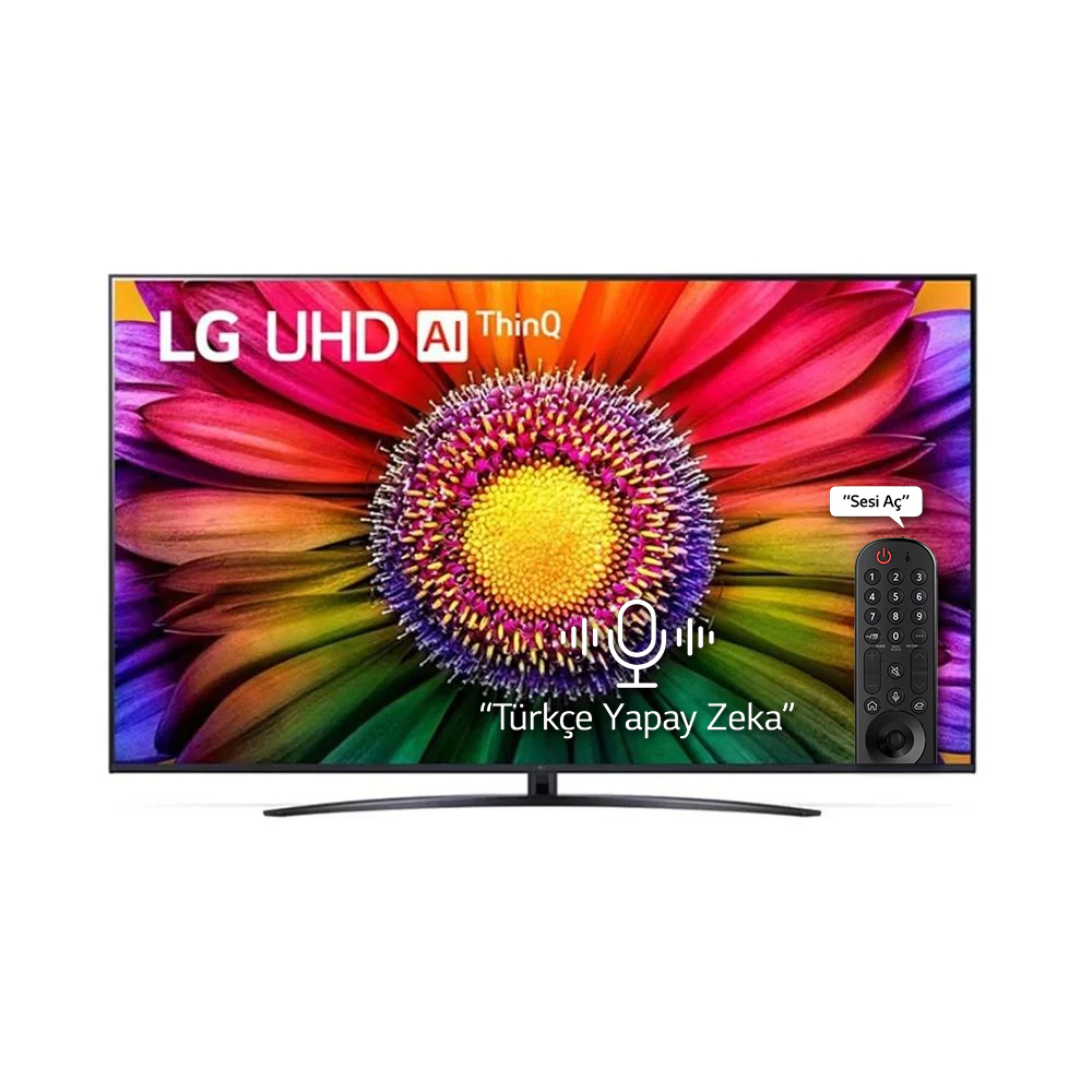 43UR81006LJ 43 inç 109 Ekran Sihirli Kumanda Uyumlu Uydu Alıcılı 4K webOS UHD TV