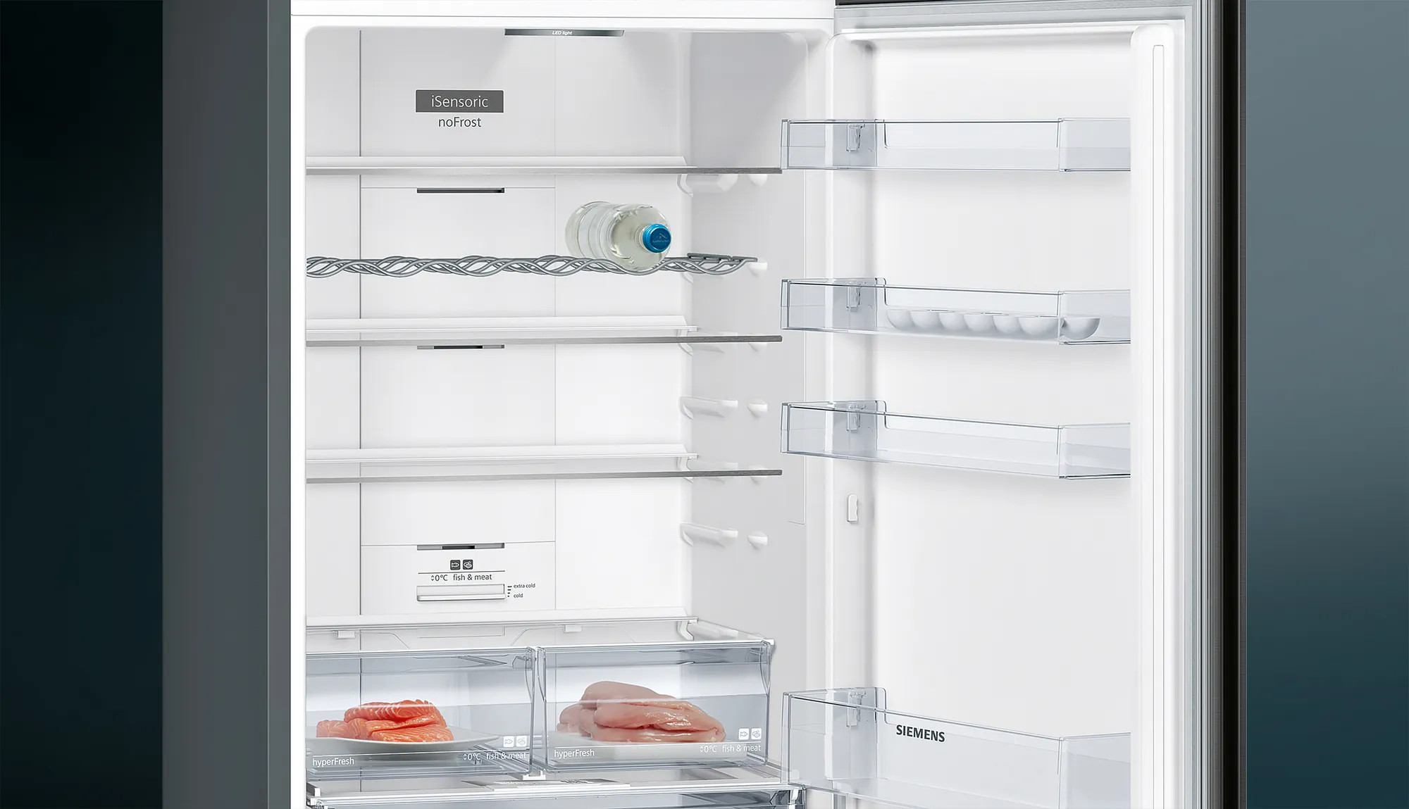 Lodówka SIEMENS KG49NXXEA 203cm Black Inox z powłoką AntiFingerprint No Frost