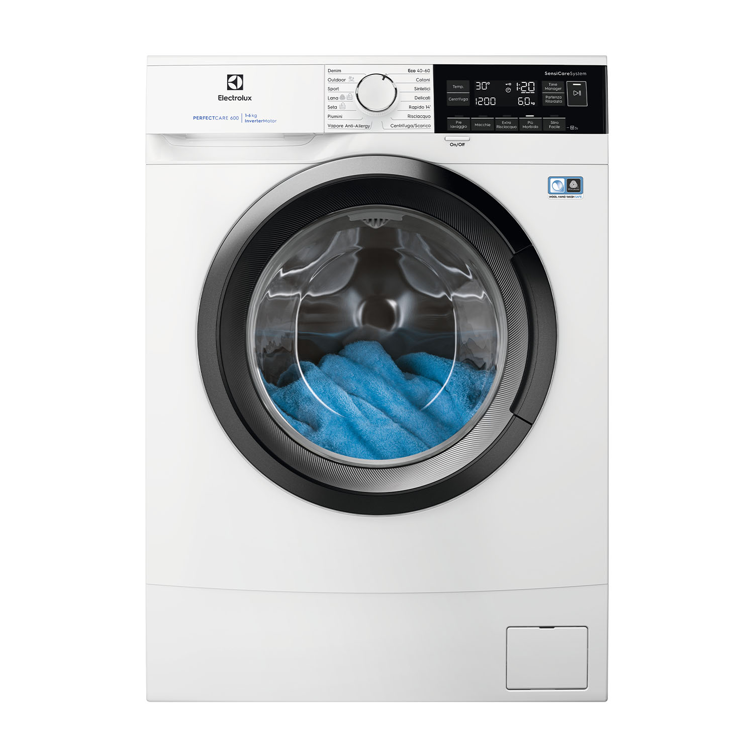 Electrolux Ew6S326B Lavatrice Slim, Caricamento frontale, 6 kg, 37,8 cm, Classe B