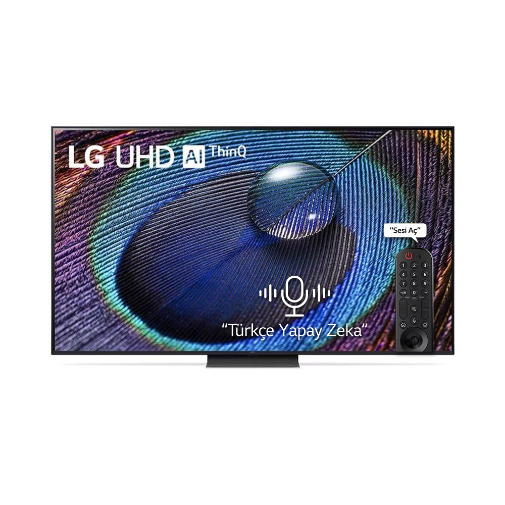 75UR91006LA 75 inç 190 Ekran Sihirli Kumanda Uyumlu Uydu Alıcılı 4K webOS UHD TV