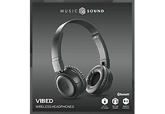 CELLULARLINE Music Sound Vibe Bluetooth Kulak Üstü Kulaklık Siyah_3