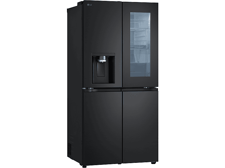 Thumbnail - LG GMG861EPAE InstaView® SLIM Multidoor, French-Door (508 l, E, 1787 mm hoch, Essence Matte Black Matt Schwarz Metallic ...