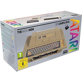 Consola retro - Atari The400 Mini, HD 720p, 8 bits, 25 juegos, Joystick Atari, Conexión HDMI y USB