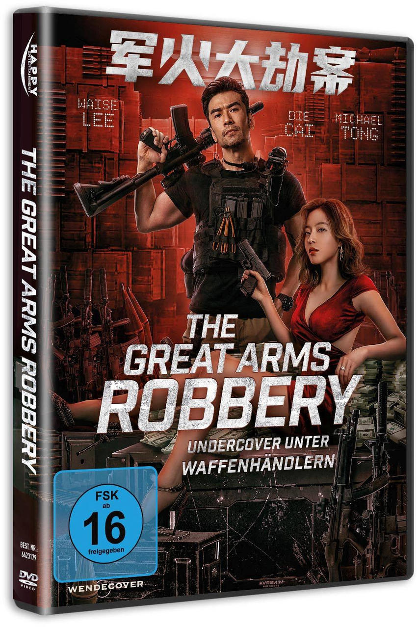 DVD-Cover mit Action-Schauspielern, Filmtitel und Bewertung.