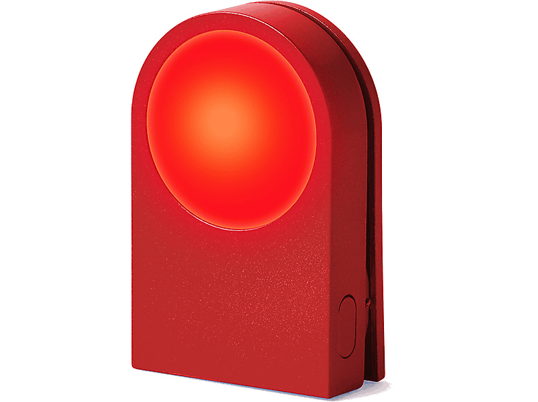 Klips z lampką LED LEXON Lucie Czerwony – zdjęcie 3