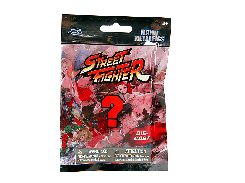 Thumbnail - JADA Street Fighter Nanofigs Blind Pack, 4 cm Einzelartikel Sammelfiguren
