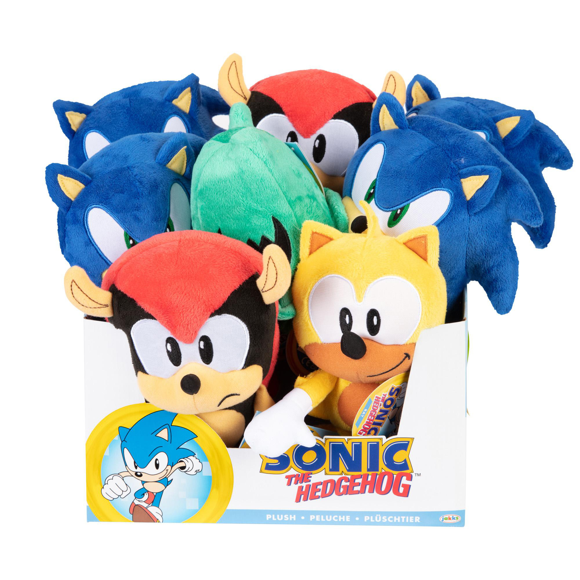 JAKKS PACIFIC Sonic Basic Plüsch Wave 7 sortiert, 23 cm