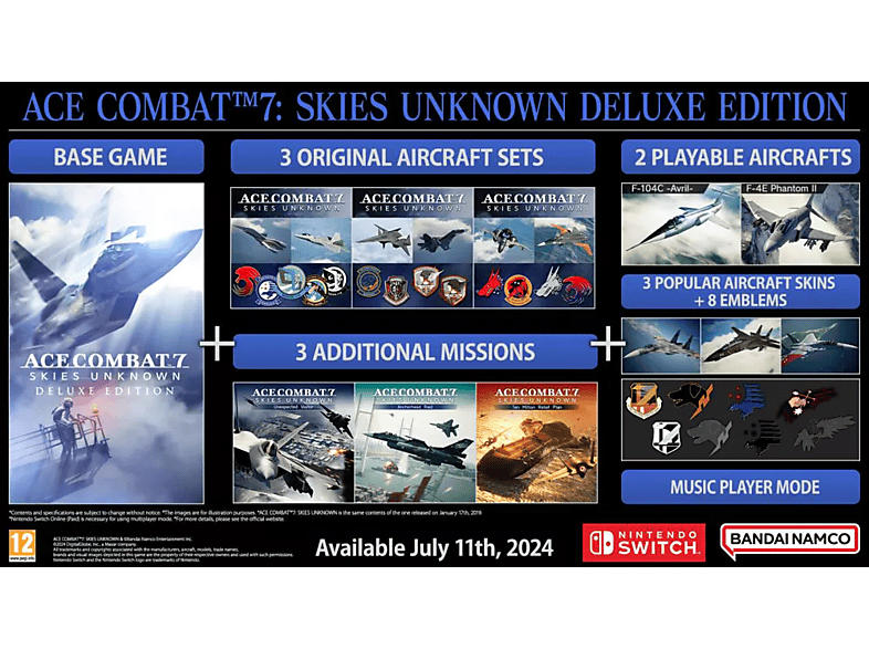 Namco Ace Combat 7: Skies Unknown - Deluxe Edition Nl/fr Switch