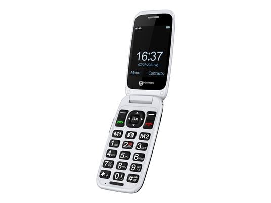 GEEMARC CL8700 4G 90dB amplificato - Telefono a conchiglia (nero/bianco)