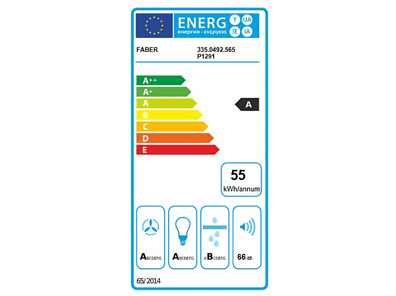 Faber Cylindra Gloss Plus EV8 W 37 Biały – zdjęcie 2