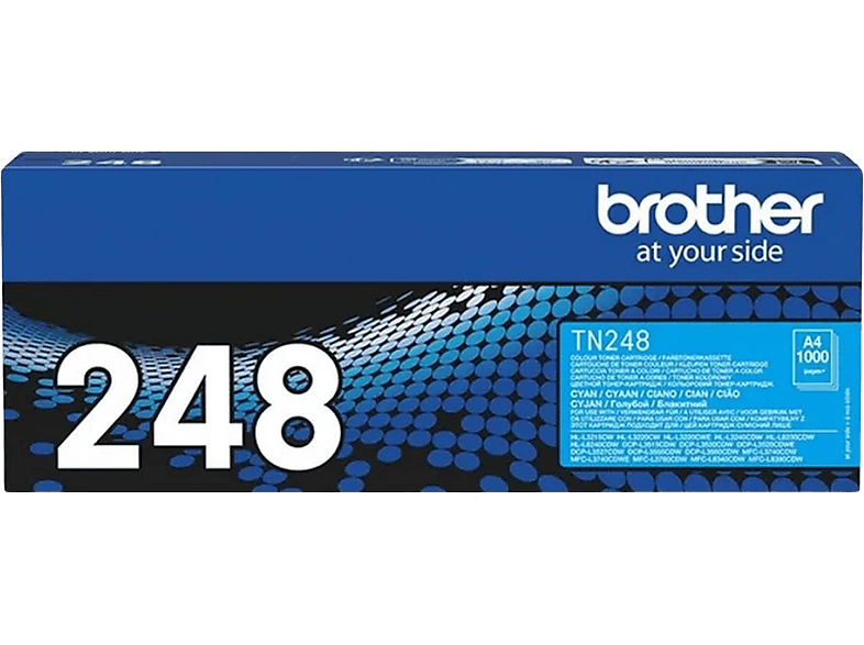 Brother Toner Tn248c Hl Cyan 1000 Pages (tn248c)