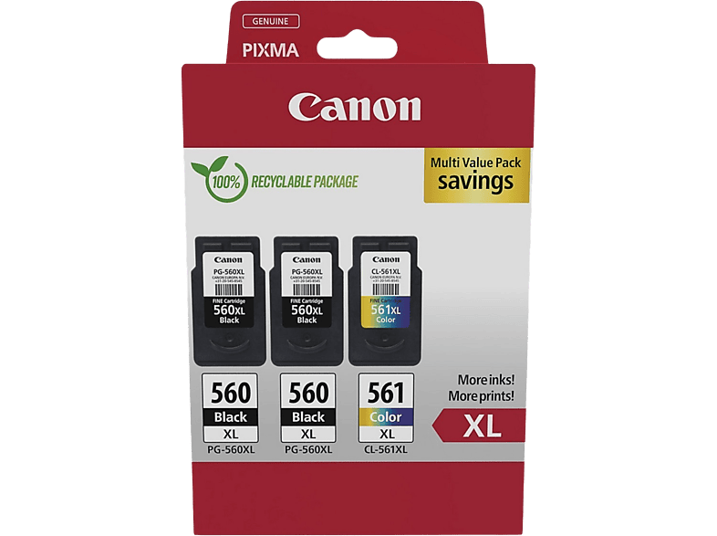 Canon PG-560XL/CL-561XL Multipack Inktcartridges