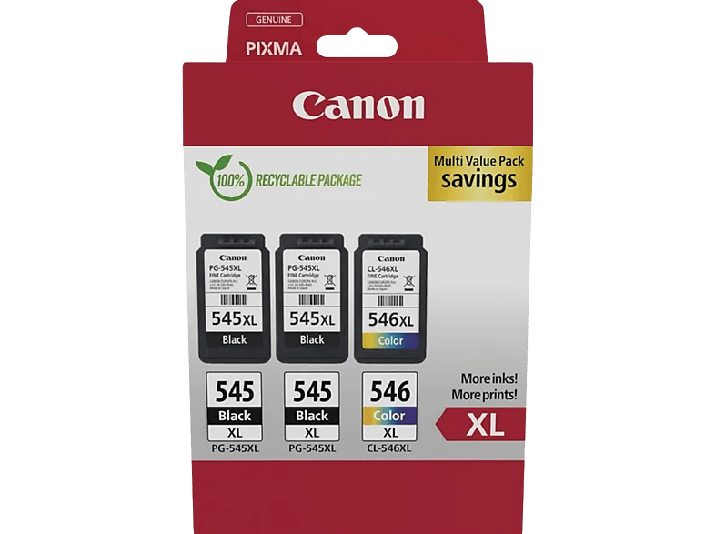 Canon PG-545XL/CL-546XL Inktcartridge Multipack