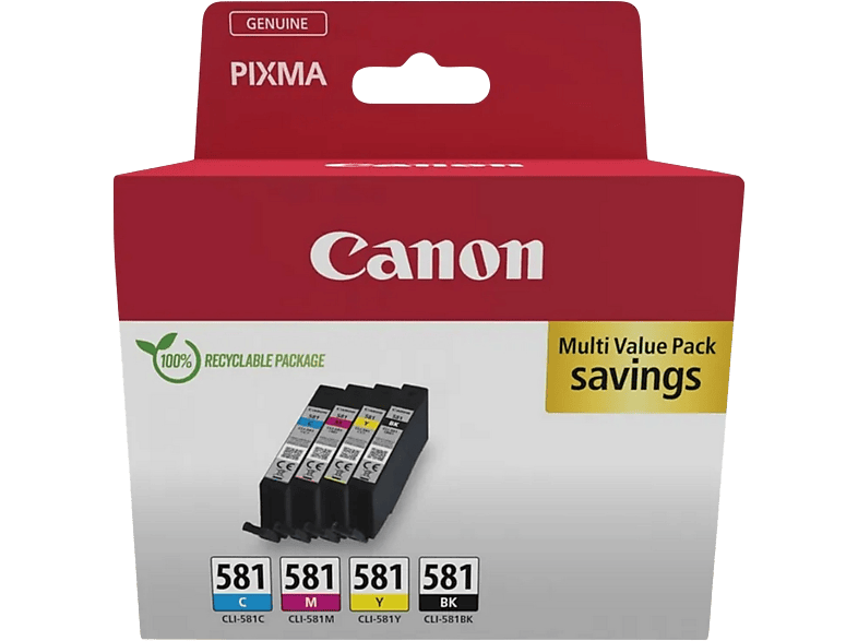 Canon CLI-581 Multipack Cartouches d'encre