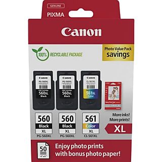 CANON 2 x PG-560XL /CL-561XL Photo Value Pack (3712C012)