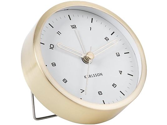 KARLSSON KA5844GD - Réveil classique (Blanc)