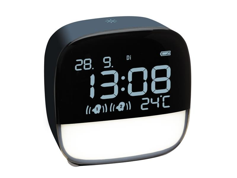 TFA DOSTMANN 60.2034.06 - Réveil classique (Bleu nuit)