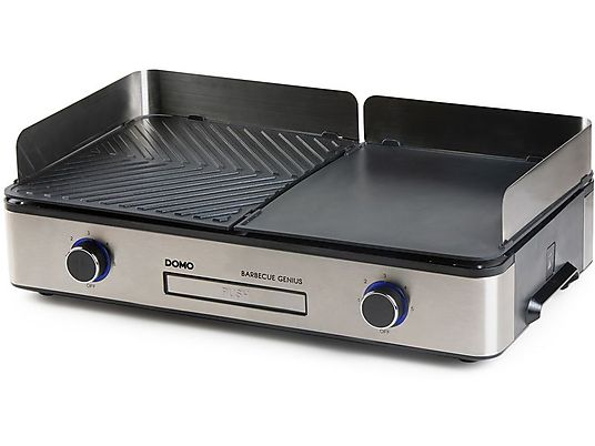 DOMO DO9259G - Barbecue électrique (Argent)