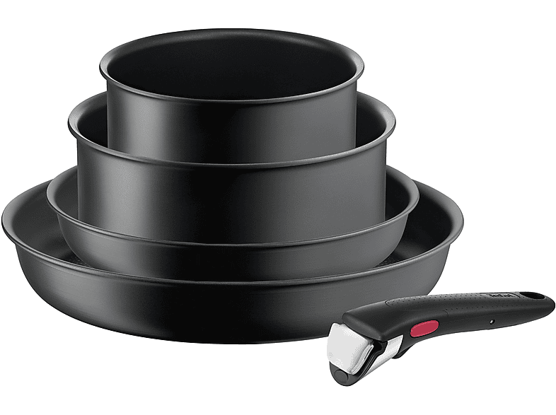 TEFAL INGENIO ULTIMATE (L7649553) - 5-teiliges Pfannen- und Topf-Set (schwarz)
