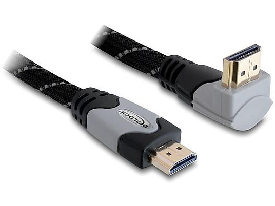 DELOCK 5m High Speed HDMI 1.4 - Câble de connexion (Noir)