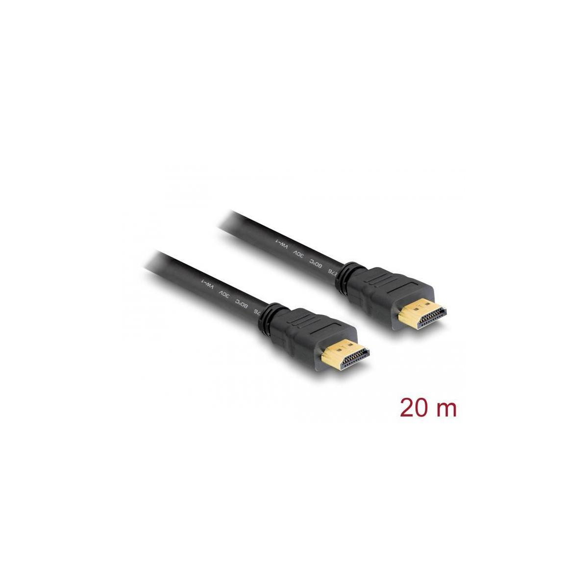 DELOCK DP2VGAMM10B - Câble de connexion (Noir)